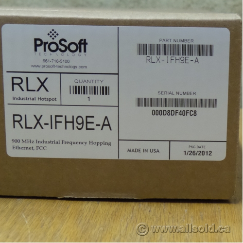 Prosoft Radiolinx RLX-FHES-F Point D'accès Industriel Ethernet - Occasion état Neuf